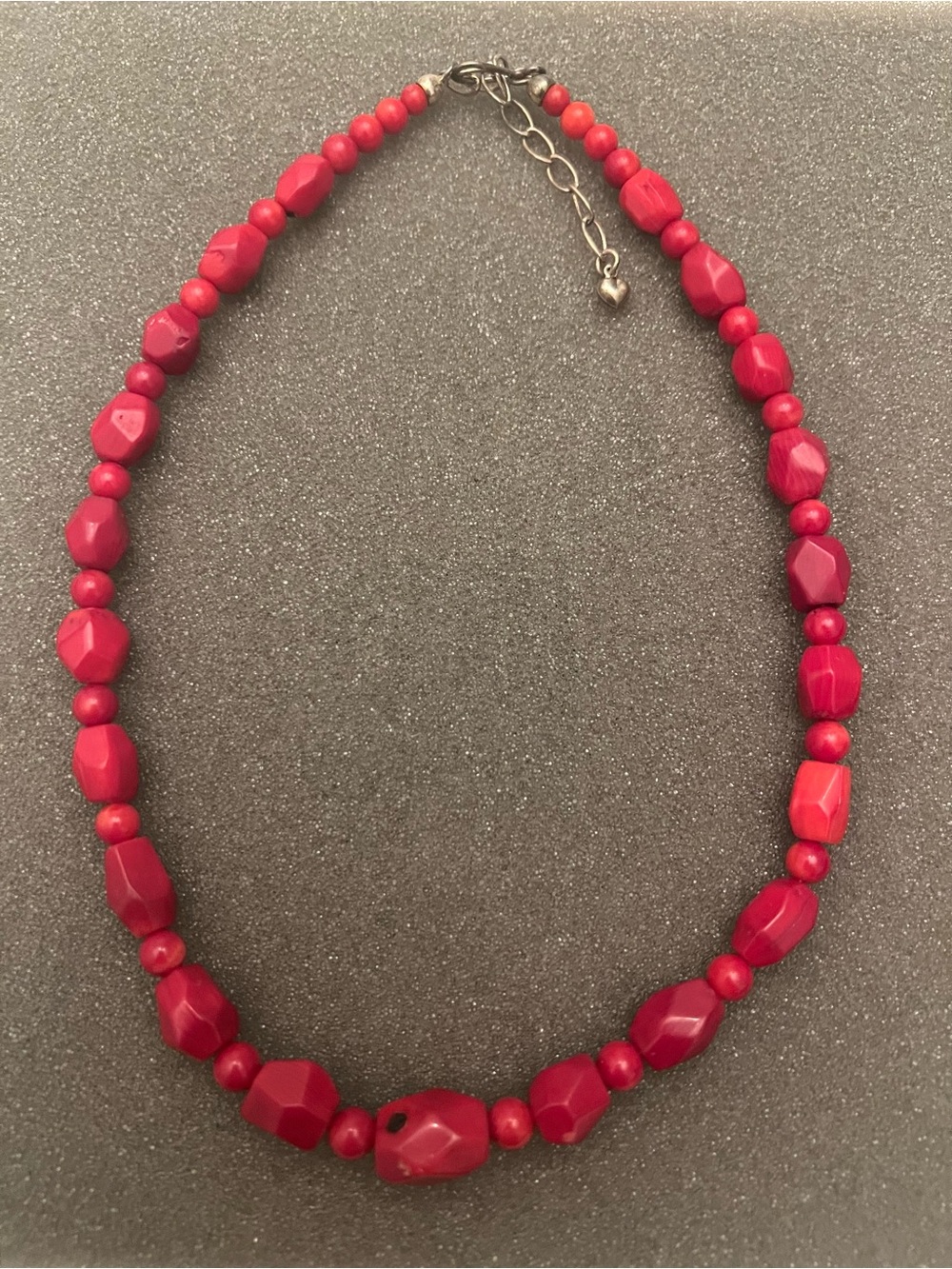 Jay King (Desert Rose Trading) Graduated Red Coral Bead Necklace